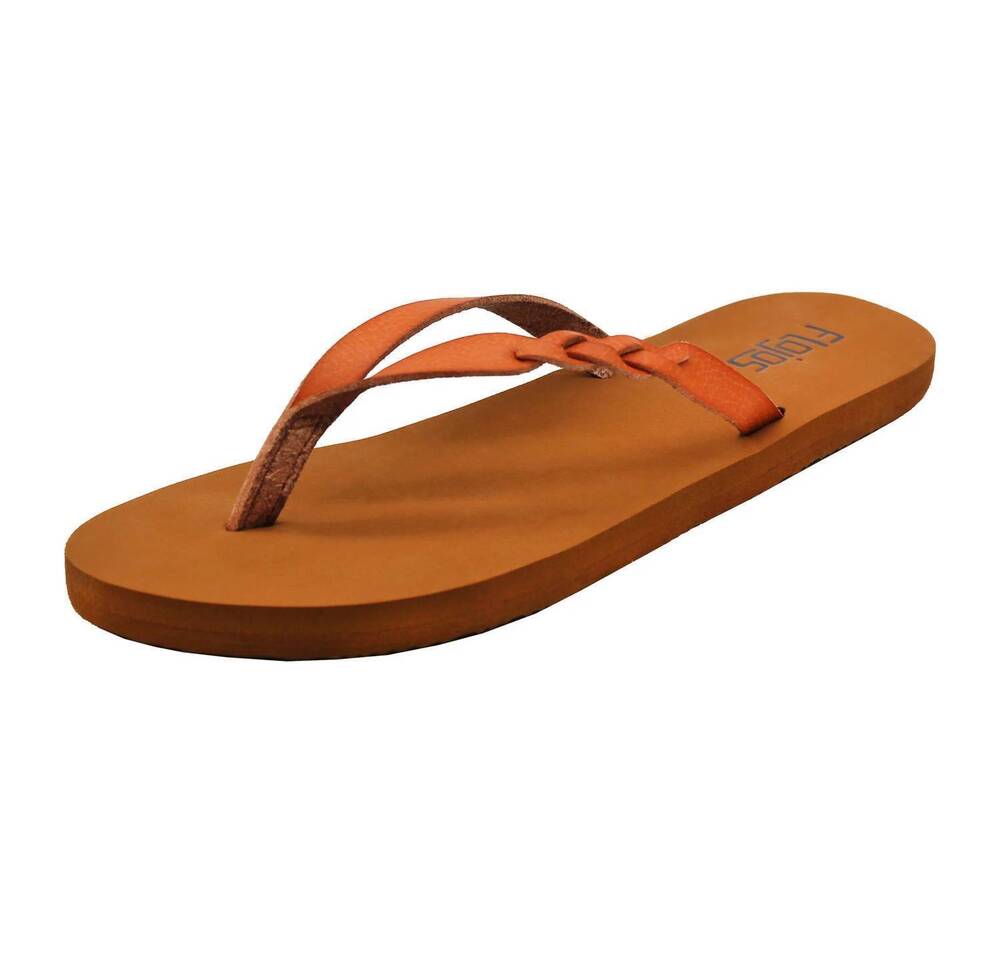 NEW FLOJOS women's serenity thong with outside strap sandal in tan